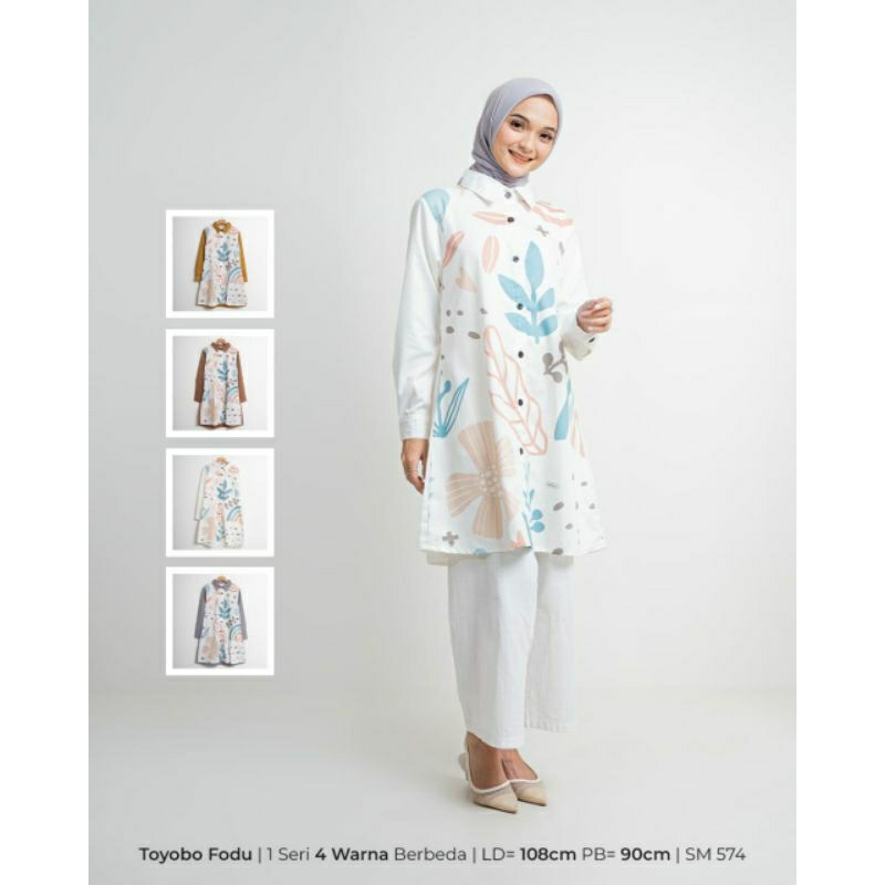 TUNIK PRINTING TOYOBO PREMIUM KEKINIAN