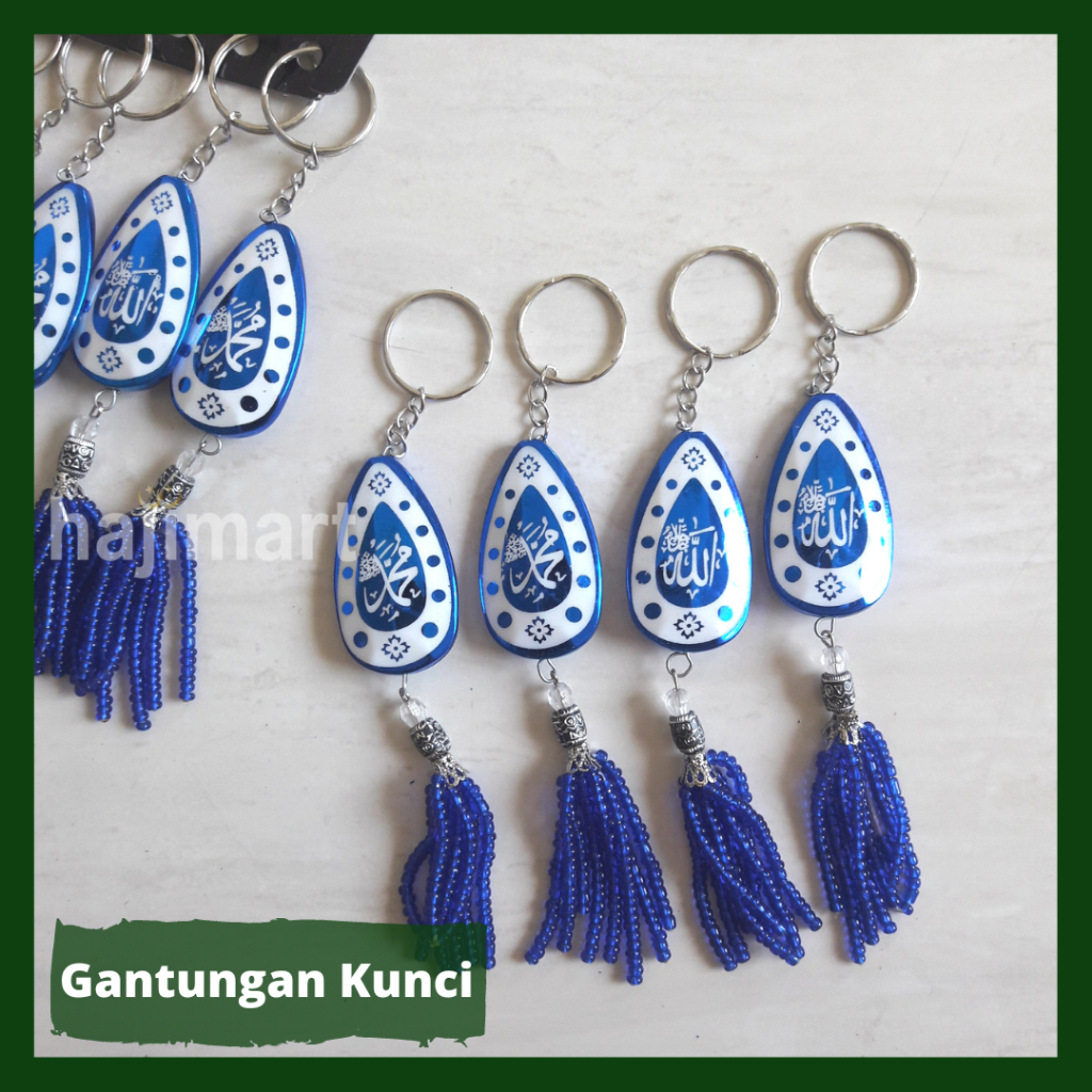 GANTUNGAN KUNCI ISI 12 PCS/ GANTUNGAN ARAB/ GANTUNGAN KALIGRAFI / OLEH - OLEH HAJI UMROH