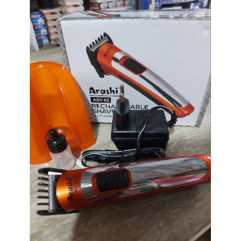 Alat pencukur rambut Arashi ASV 02 RecharGeable shaver