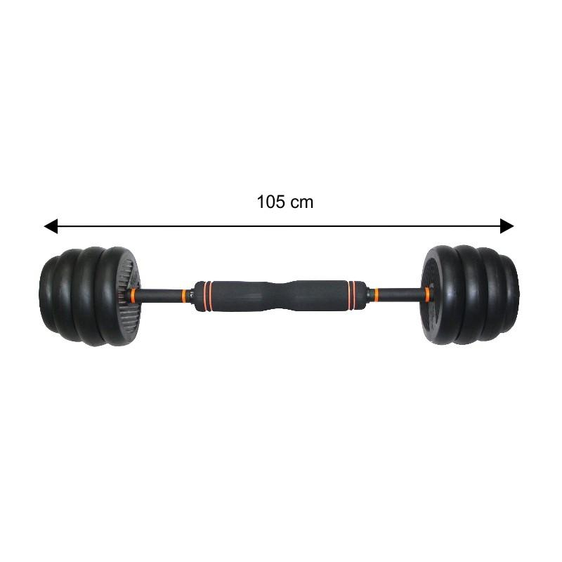 BARBEL &amp; DUMBEL 4 IN 1 MULTIFUNGSI - FEIERDUN 30KG MULTI FUNCTION DUMBBELL 4IN1 F211A - FREE SARUNG TANGAN