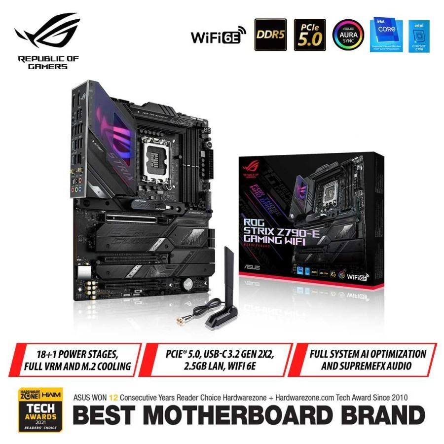 Motherboard ASUS ROG STRIX Z790-E GAMING WIFI | Intel Z790 LGA 1700