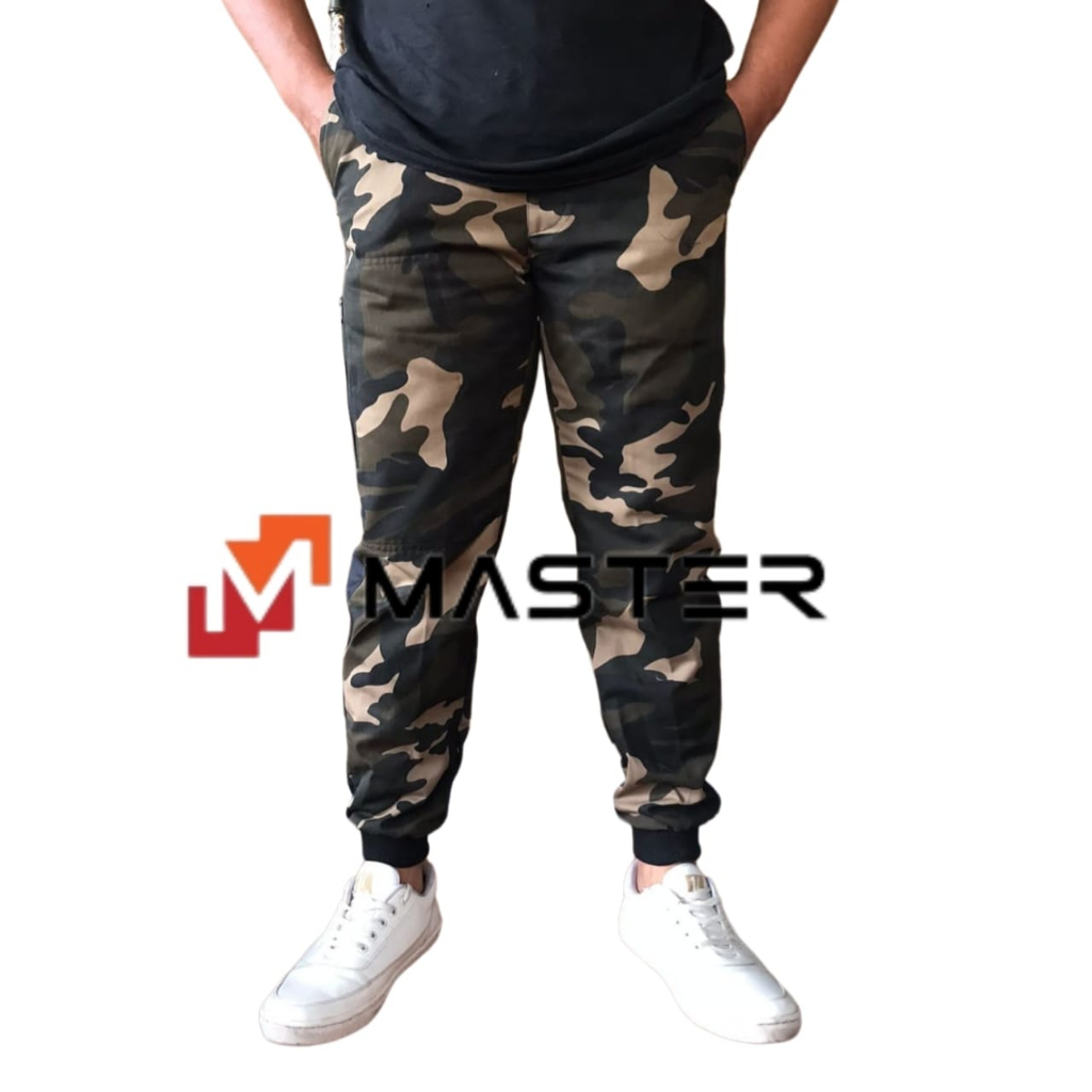 MASTER Celana Panjang Joger Pria Bahan Twil Tidak Mudah Luntur