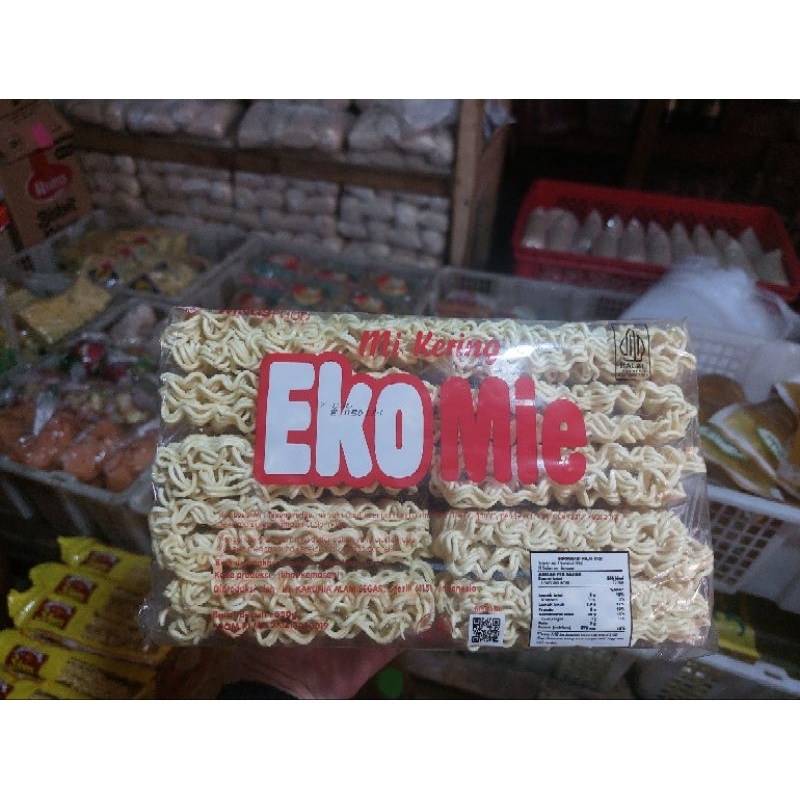 

EKOMIE MIE KUNING KERING 500 gram