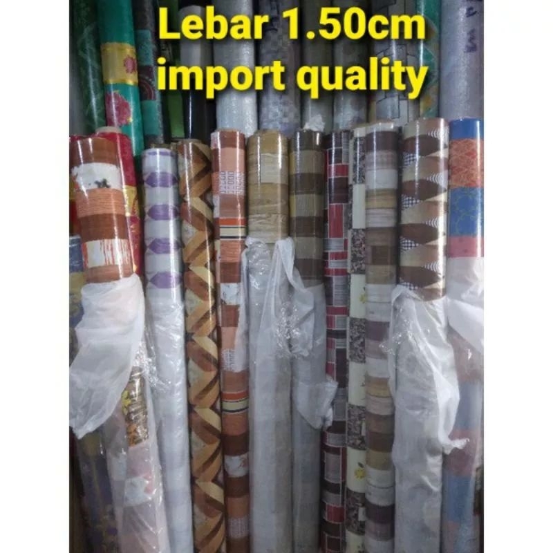 tikar lantai/karpet lantai lebar 150cm harga persetengah meter