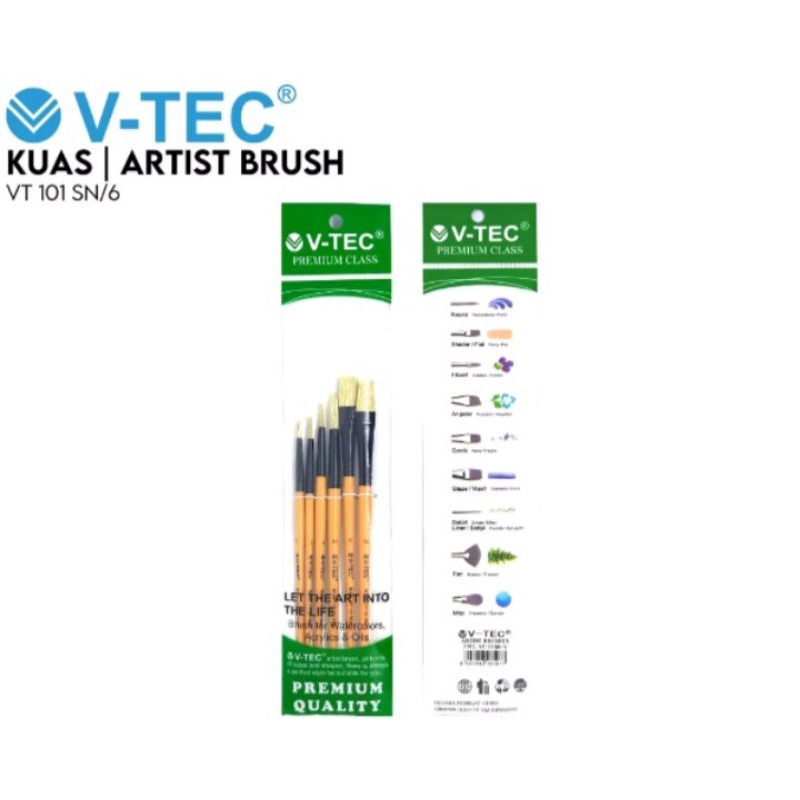 

V-Tec Brush Set VT101SN/6