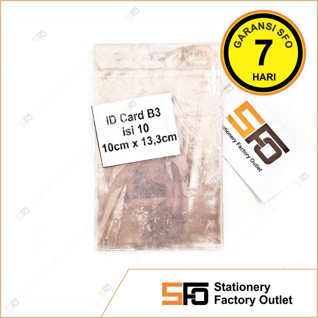

ID Card B3 isi 10 - 13.3 x 10 CM