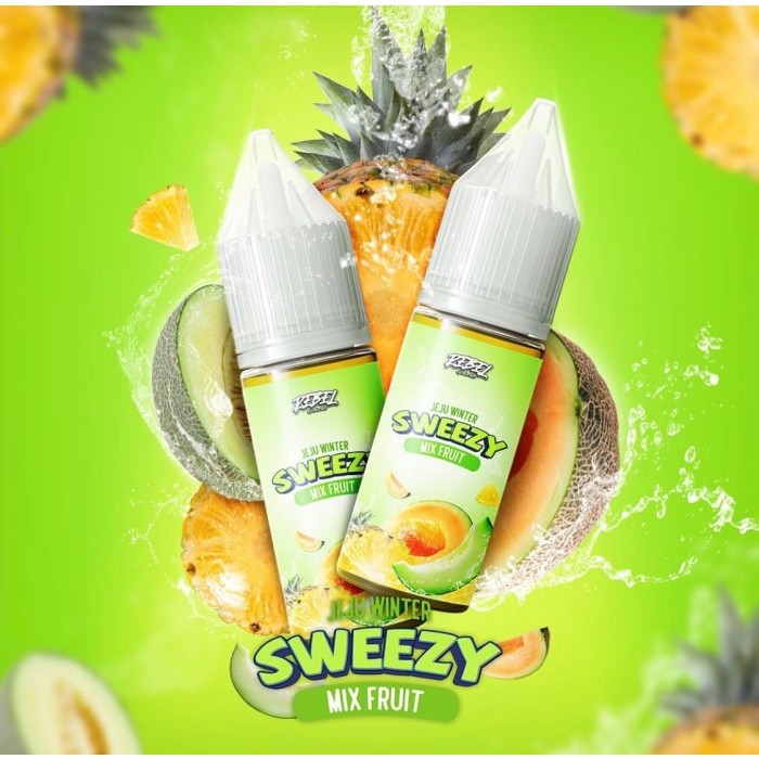 Liquid Saltnic Sweezy Mix Fruit 15ML Authentic By Rebel Syndicate