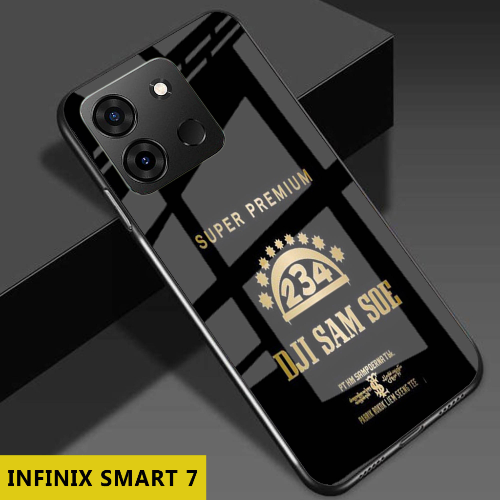 [A18] SoftCase Glass Kaca Kilau INFINIX SMART 7 - Softcase Kaca INFINIX SMART 7 - Casing Handphone INFINIX SMART 7- Case Hp INFINIX SMART 7