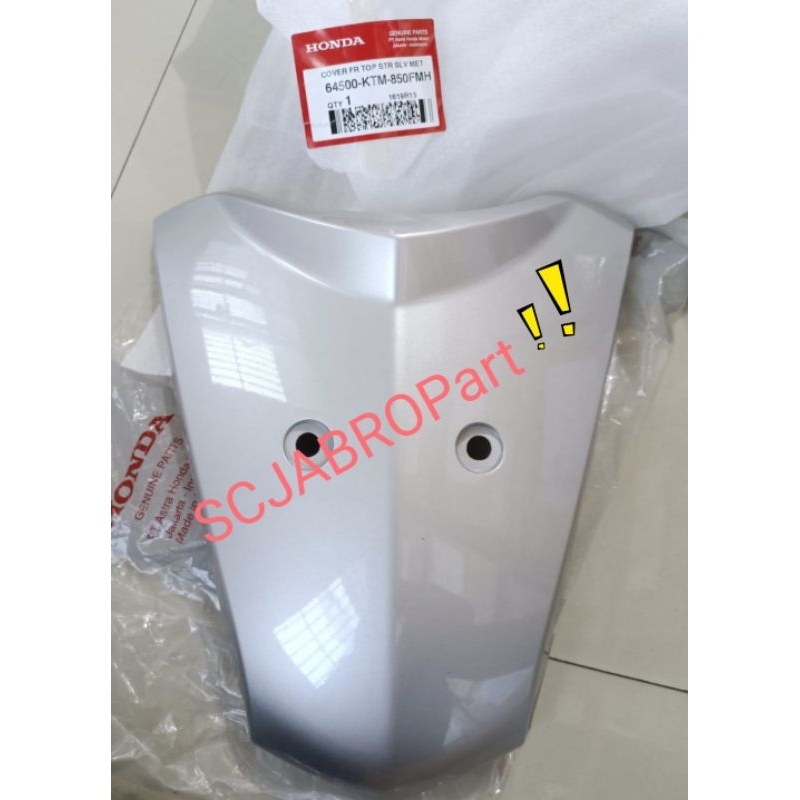 COVER FR TOP SILVER HONDA SUPRA X125 ..64500 KTM 850FMH..ORI AHM