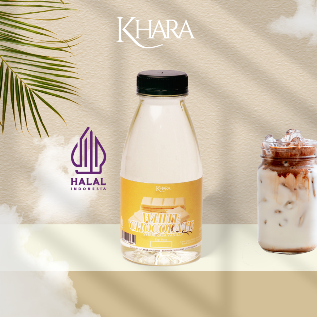 

Sirup Khara White Chocolate 350ml - Khara White Chocolate Flavoured Syrup 350ml