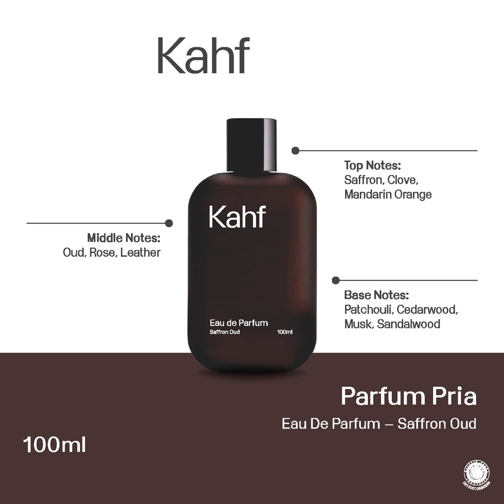 KAHF EAU DE PARFUM 100ML  | Parfum Pria By AILIN