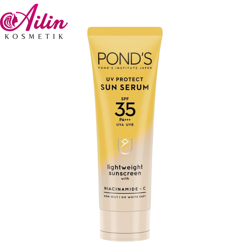 Pond's UV Protect Sun Serum SPF35 PA+++ UVA UVB Lightweight Sunscreen With Niacinamide-C 30G | Sunscreen By AILIN By AILIN