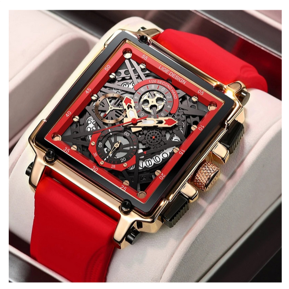 LIGE 2022 / LG 2022 / LG-2022 / Jam Tangan Pria Analog Original Watch Terbaru Casual Fashion Mewah E