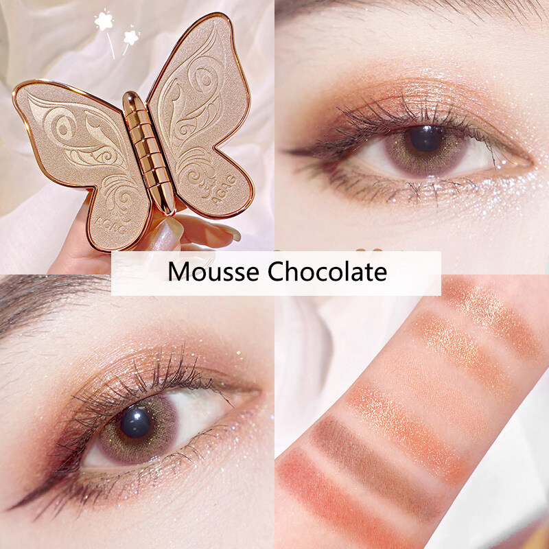 Eyeshadow Pallete Kupu Kupu 6 Warna Make Up Korea Ayeshadow Butterfly Eyeshadow Korea Glitter Eyeshadow