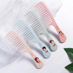 ✿ELYSABETHME✿  Sisir rambut gagang renggang bolong satu lucu aksesoris rambut hair tools