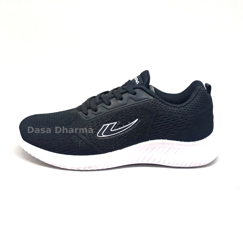 Sepatu New Era Aston 02 Pria Sneakers Olahraga Sekolah Hitam Putih Size 39 - 43