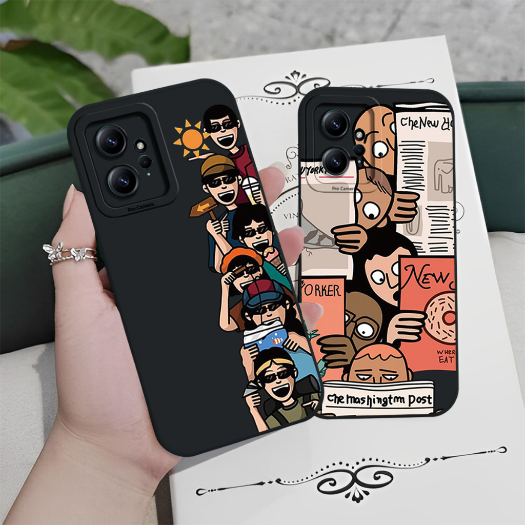 [RN5] Softcase Prokamera Redmi Note 12 4g Motif Aesthetic Kekinian - Case Keren - Case Prokamera - C