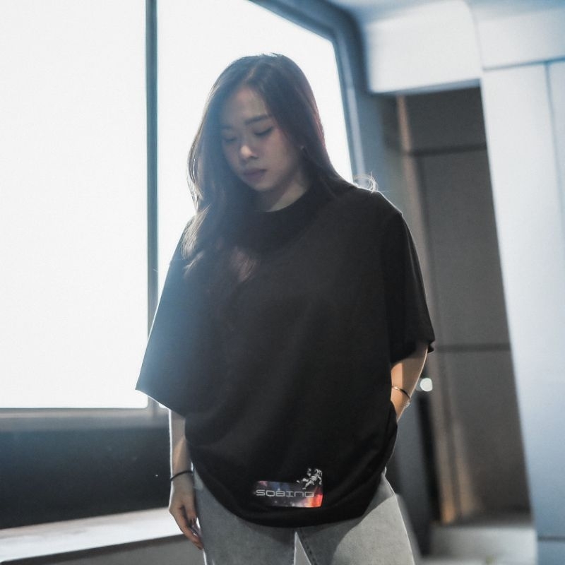 Sobind astro bottom box logo tee / Baju Wanita / Baju Oversized / Kaos Oversized / Kaos Unisex / Kaos Pria / Kaos Wanita / Acme De La Vie / ADLV / Kaos ADLV