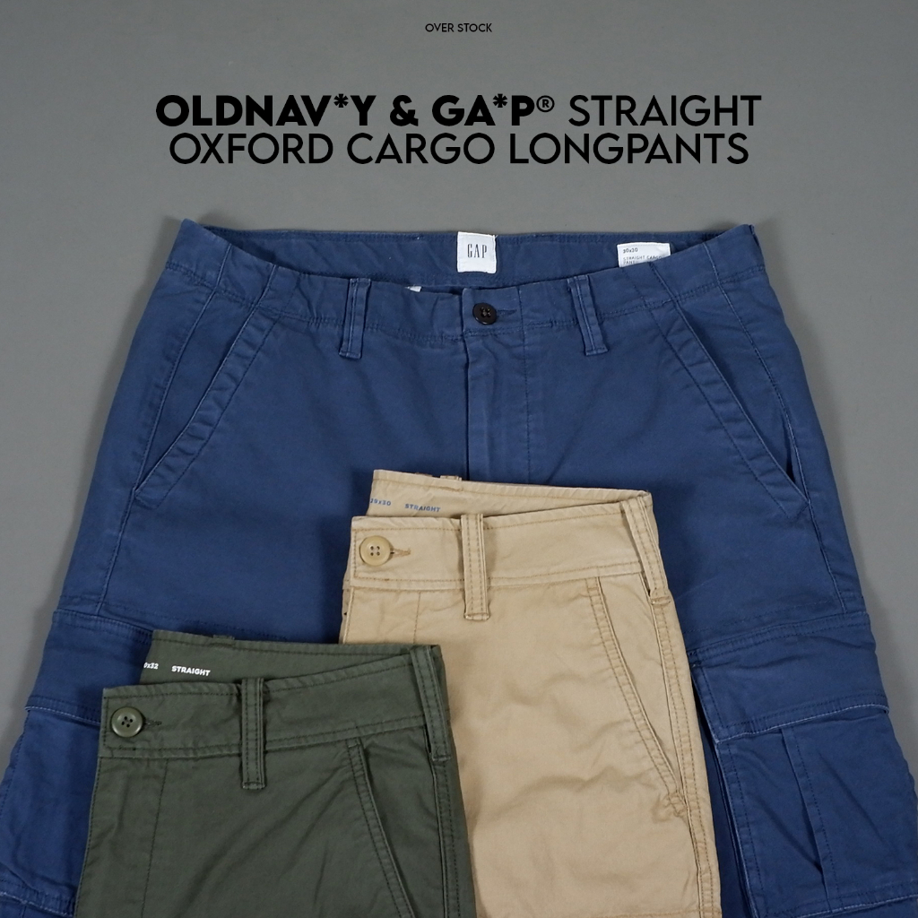 Oldnav*y &amp; GA*P Straight Oxford Cargo Longpants