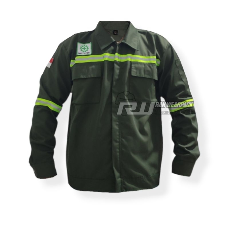 Wearpack Atasan/ Kemeja Safety/ Wearpack Safety/ Wearpack Berkualitas