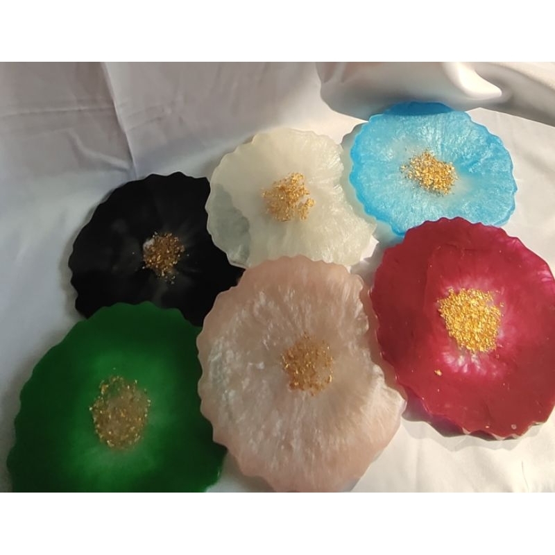 ResinCoaster|Pallete Nail art|tatakan resin