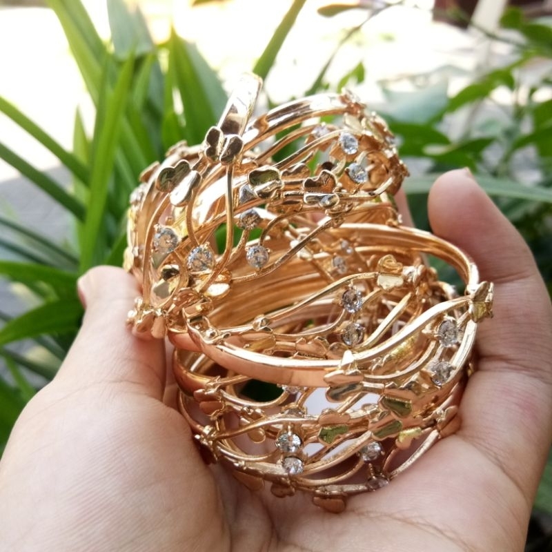 Gelang Swasa 3D terbaru!!! Dengan aksen timbul kupu-kupu