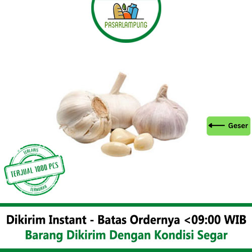 Bawang Putih 250 Gram Pasar Lampung