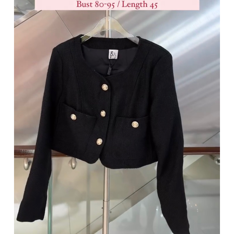 Blazer crop Coton candy