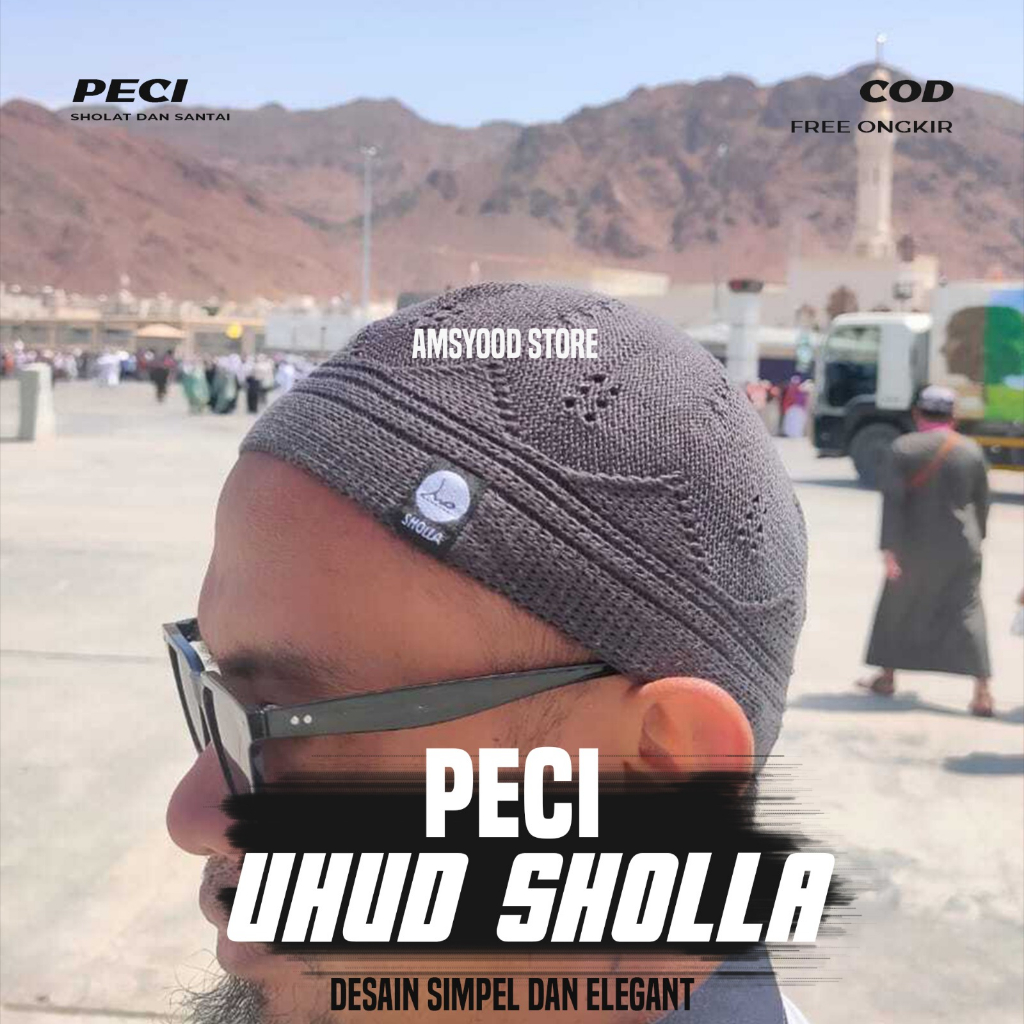 Peci Rajut Tangan Turki Super Tebal Sholla Original Premium Dewasa/Peci Rajut Yaman Turki/Peci Rajut