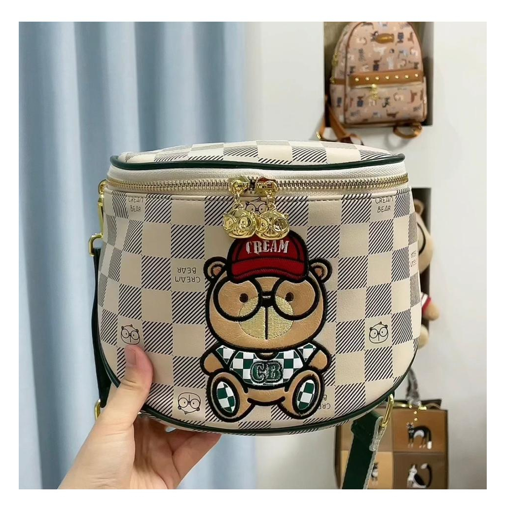 CreamBear Original C12442 Sling Bag Tas Selempang Wanita Cream Bear