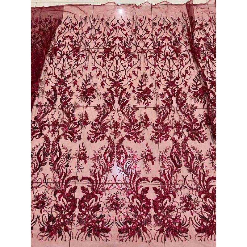 Tile Payet Mutiara/Payet Mewah/Bahan Kebaya