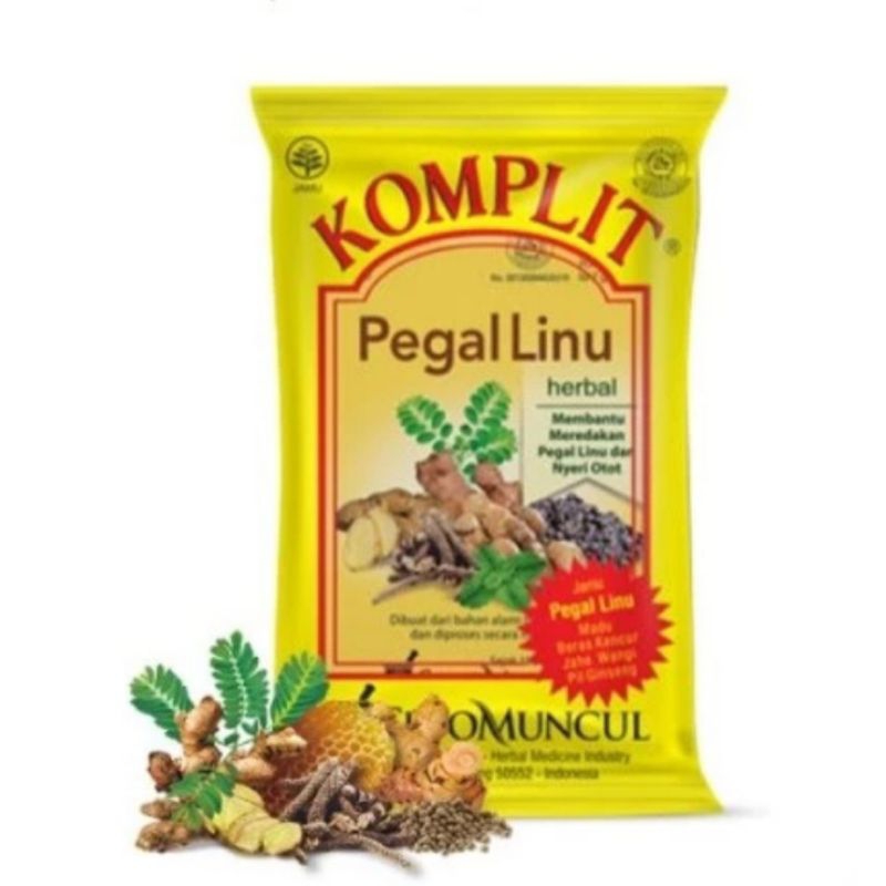 

jamu PEGAL LINU KOMPLIT jeruk nipis sidomuncul 1 sachet