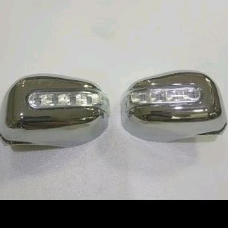 Cover tutup spion all new avanza manual 2012 2013 2014 tipe e / agya lampu chrome crome tempel