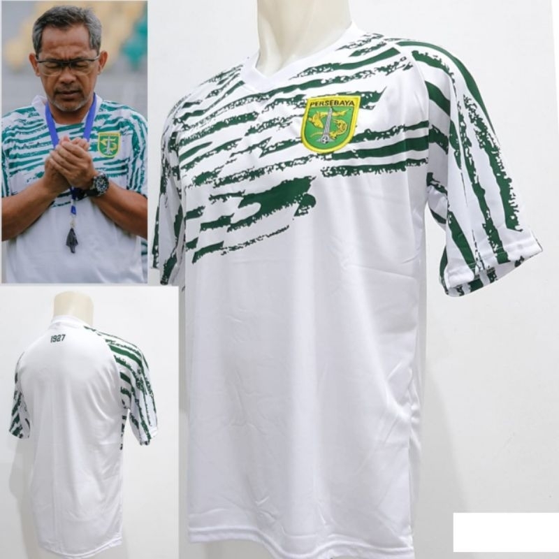 Jersey Persebaya training putih 2023 baju bola Persebaya Surabaya latihan Bonek Bonita