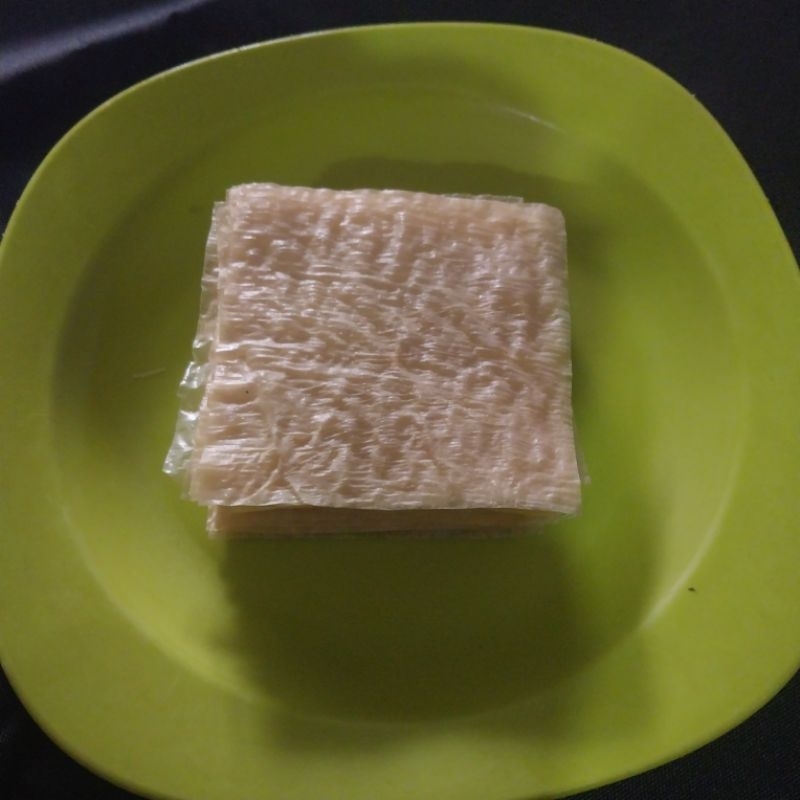 

New // Kulit Tahu Lembaran Isi 100Pcs Ukuran 10X10Cm Halal Tanpa Pengawet // 100% Original