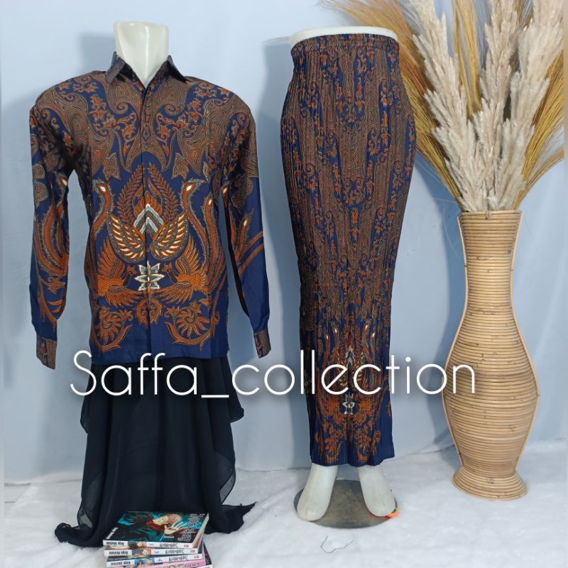kemeja batik couple/batik couple rok prisket/couple kemeja/couple