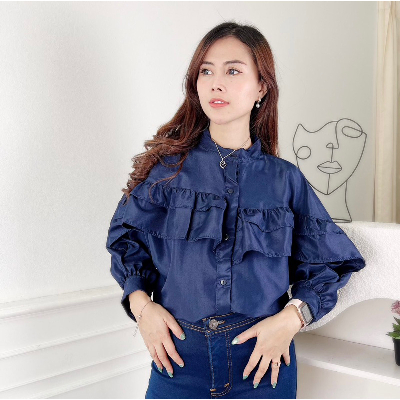 AFI - EC - Geya Oversize Blouse Wanita