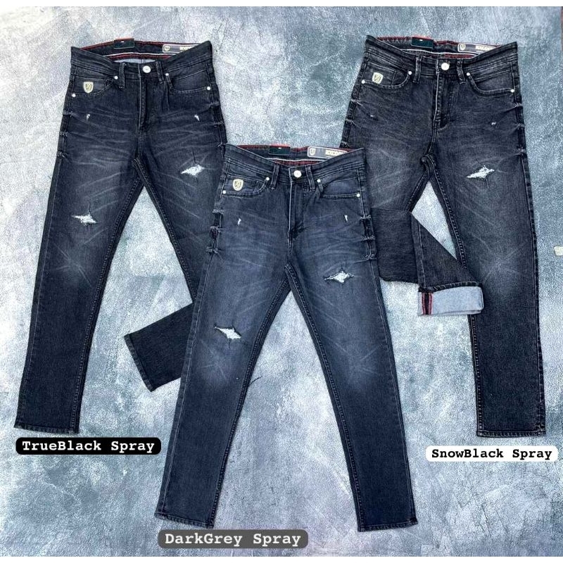 COD CELANA JEANS PANJANG PRIA MOTIF SOBEK ROBEK RIPPED TERBARU DAN TERLARIS