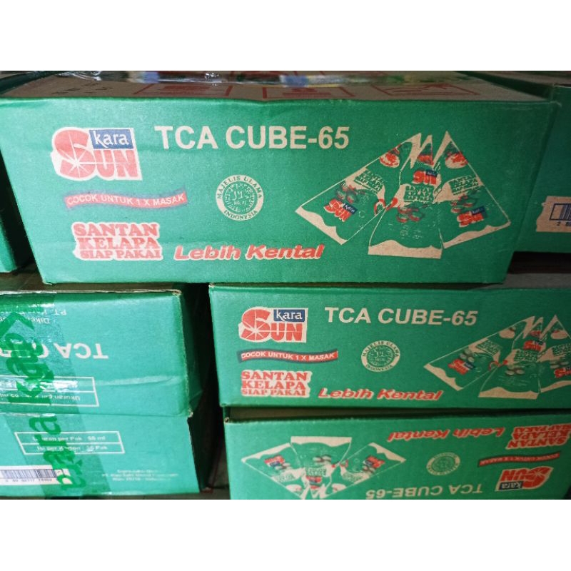 

SANTAN SUN KARA/ santan kelapa siap pakai/ santan kental 1 box isi 36 pcs /65 ml