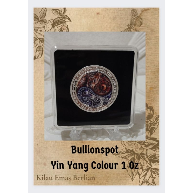 Bullionspot Yin Yang Colour 1 Oz / Silver Bullionspot Yin Yang Colour 1 Oz