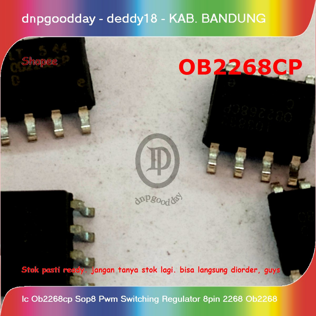 Ic Ob2268cp Sop8 Pwm Switching Regulator 8pin 2268 Ob2268