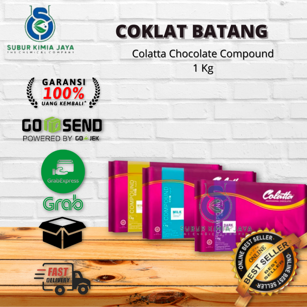 

Colatta Chocolate Compound 1 Kg / Coklat Batang All Varian