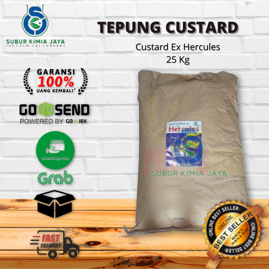 

Tepung Custard Ex Hercules 25 Kg / Custard Powder / Custard Flour