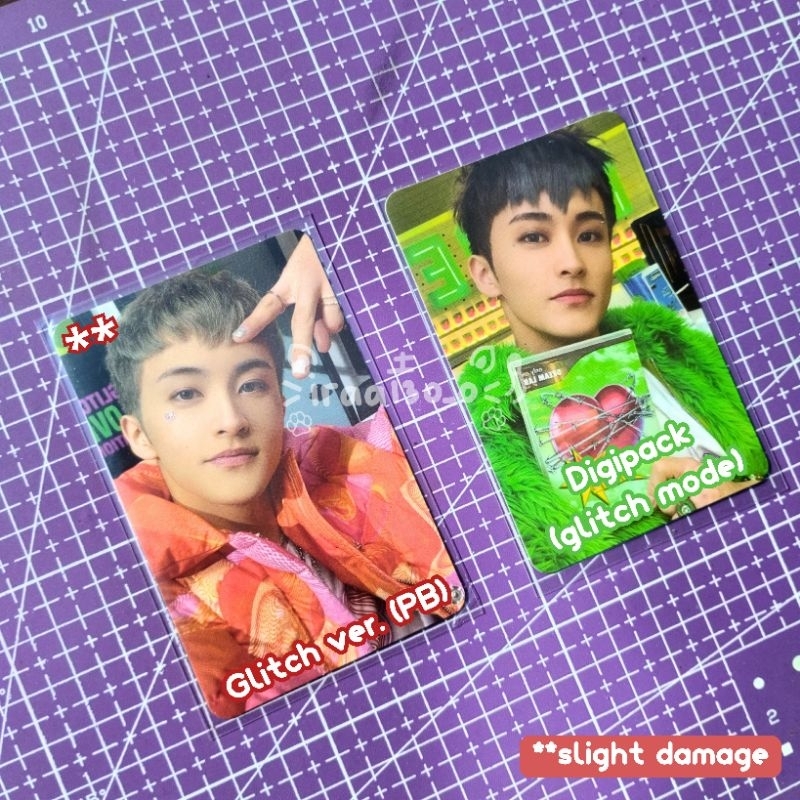 READY PHOTOCARD OFFICIAL MARK GLITCH MODE GLITCH VER DIGIPACK VER GLITCH MODE ERA
