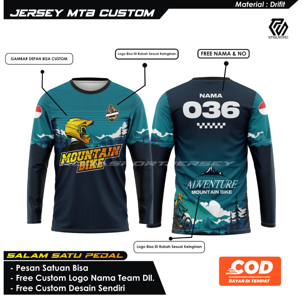Jersey Gowes MTB Custom Fullprinting