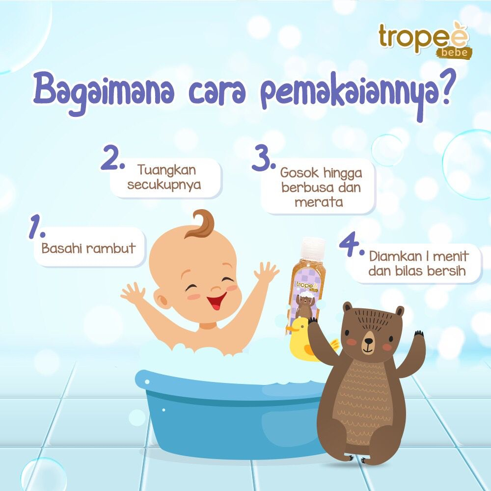 Tropee Bebe  - Shampoo Kemiri (candlenut shampoo) Refill 500ml / HALAL/BPOM/NO SLS/ tanpa sls /No paraben/ aloe vera/ shampoo anak bayi melebatkan dan menguatkan rambut/shampoo anti kusut/best seller/ hypoallergenic/ anti alergi