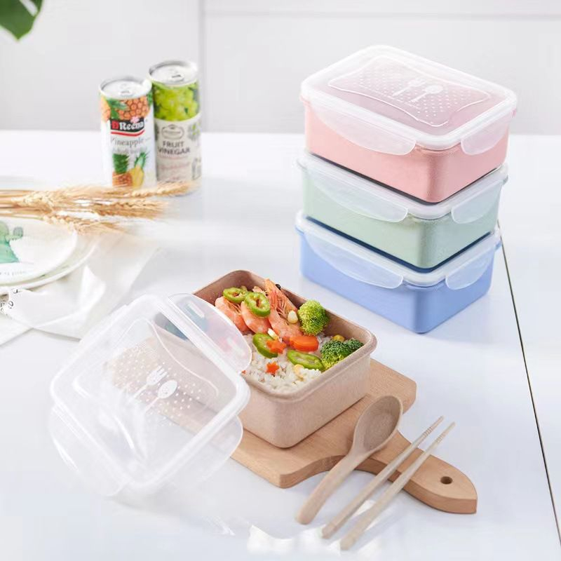 Kotak Makan Lunch Box Bento 2 SEKAT 1000ML BPA Free