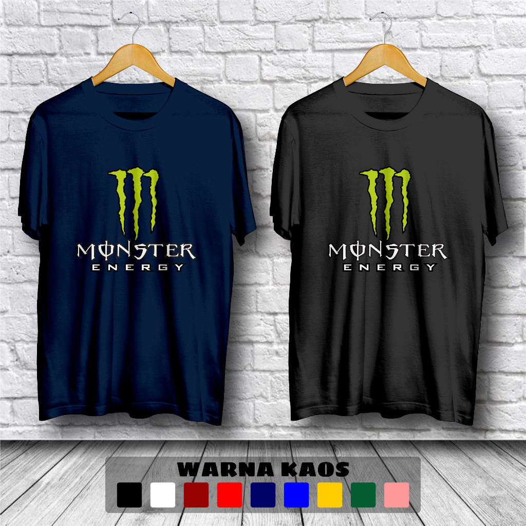 Kaos Monster Energy Logo v2 Baju Distro