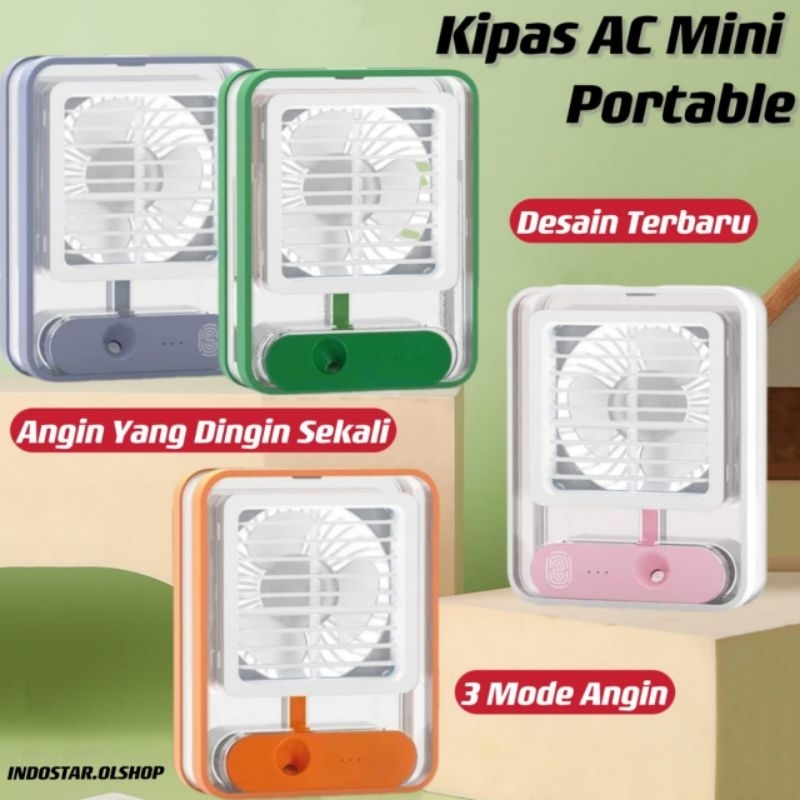 KIPAS PENDINGIN MINI AC PORTABLE AIR COOLER MOBIL DAN RUANGAN/AC mini⭐INDOSTAR.OLSHOP⭐