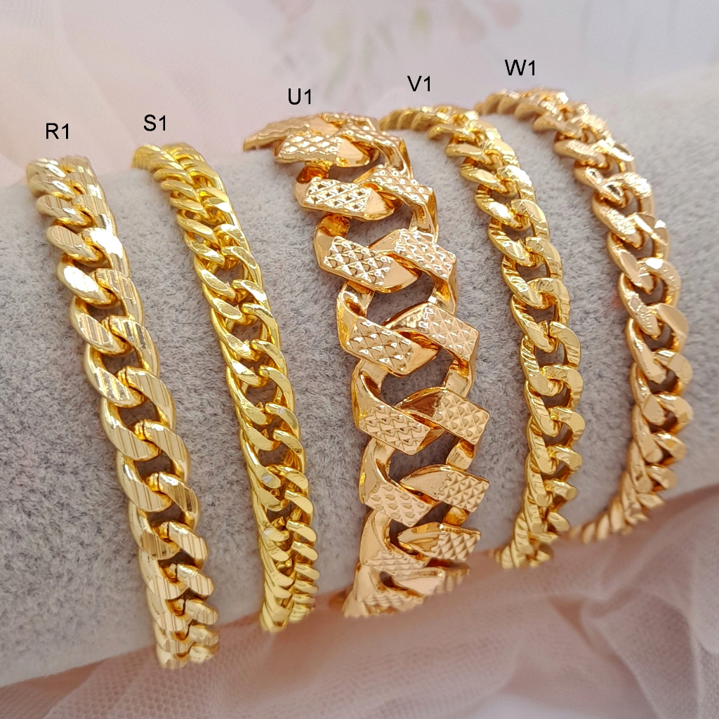 Gelang Tangan Wanita RINN Jewelry Xuping Dewasa Rantai Jurai Gold Sisik Naga Kecil Tikar Kerincing- BB081